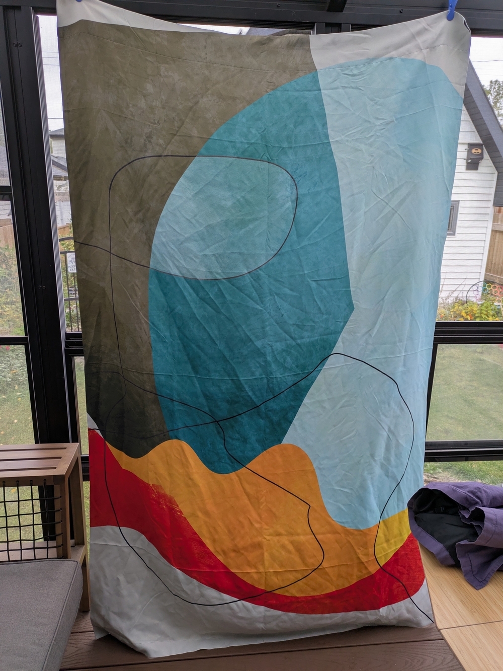 Society6 2x Artist-Created Large Blackout Curtain Panel
